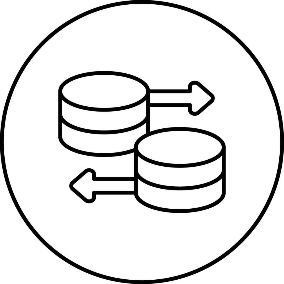 icône de vecteur de base de données