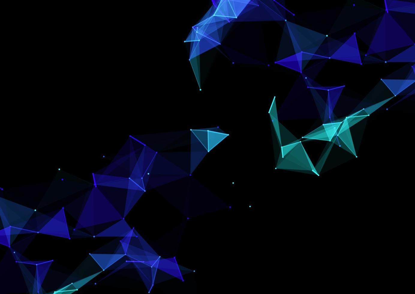 fond de conception de plexus abstrait low poly 2307 vecteur