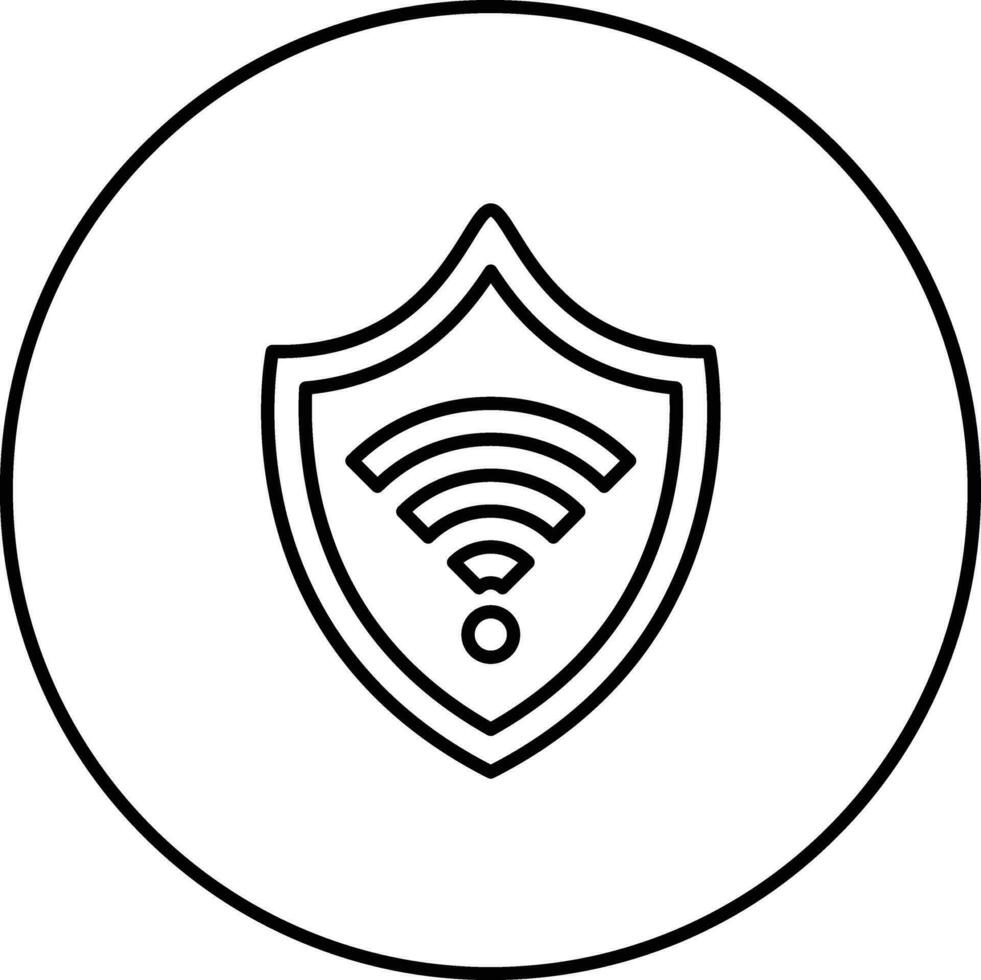 Wifi Sécurité vecteur icône