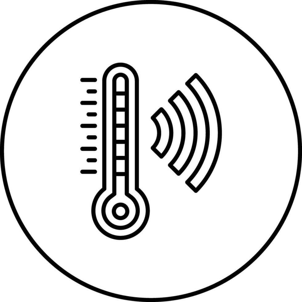 icône de vecteur de température