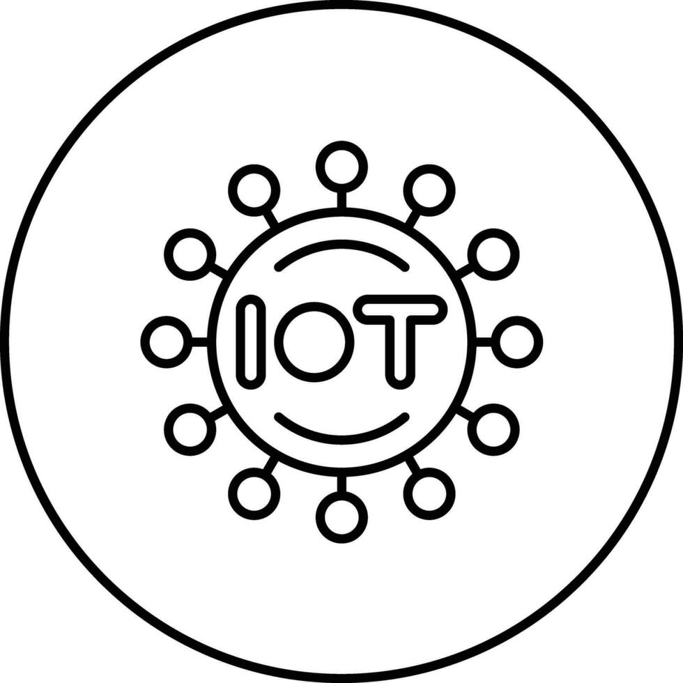 l'Internet de des choses vecteur icône