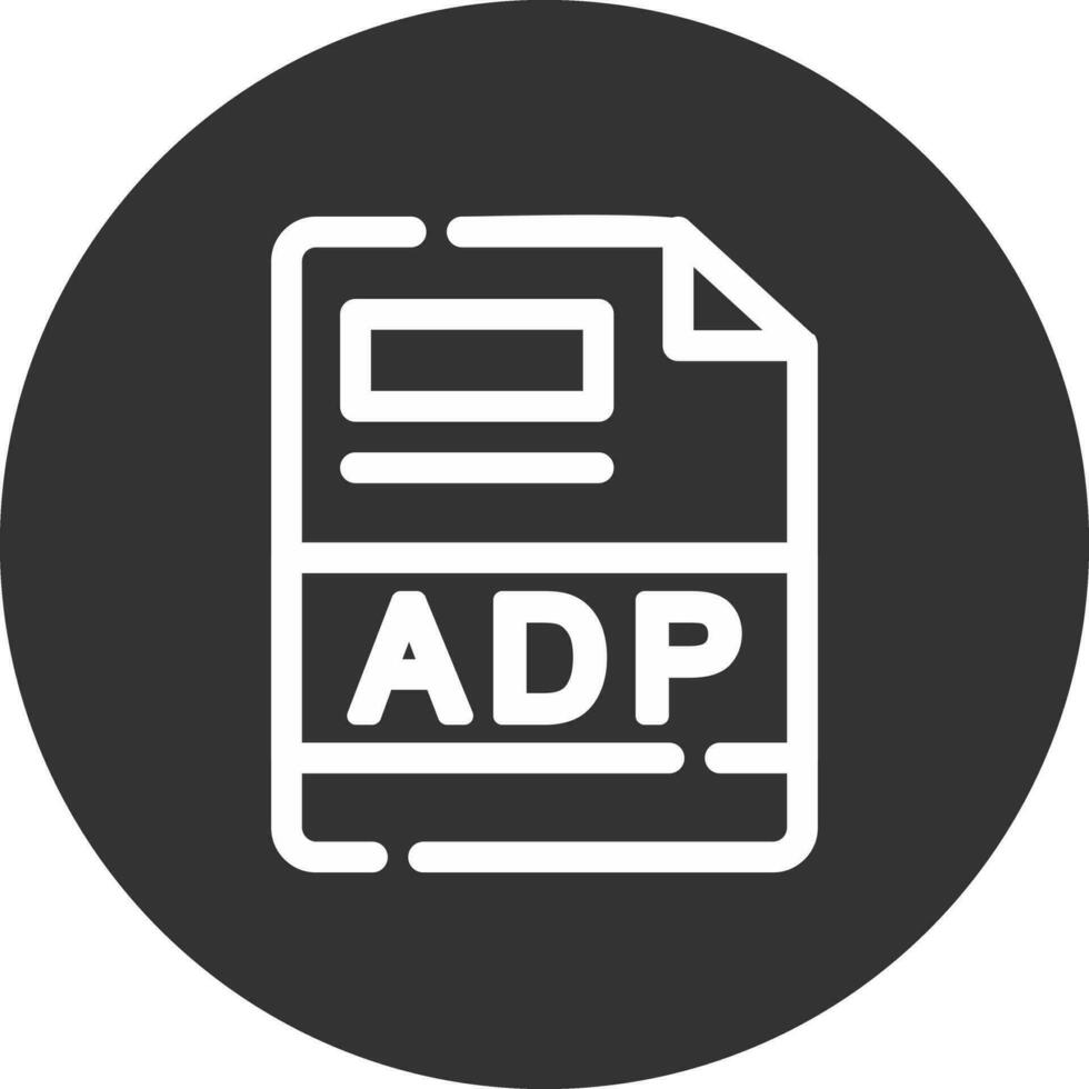 adp Créatif icône conception vecteur