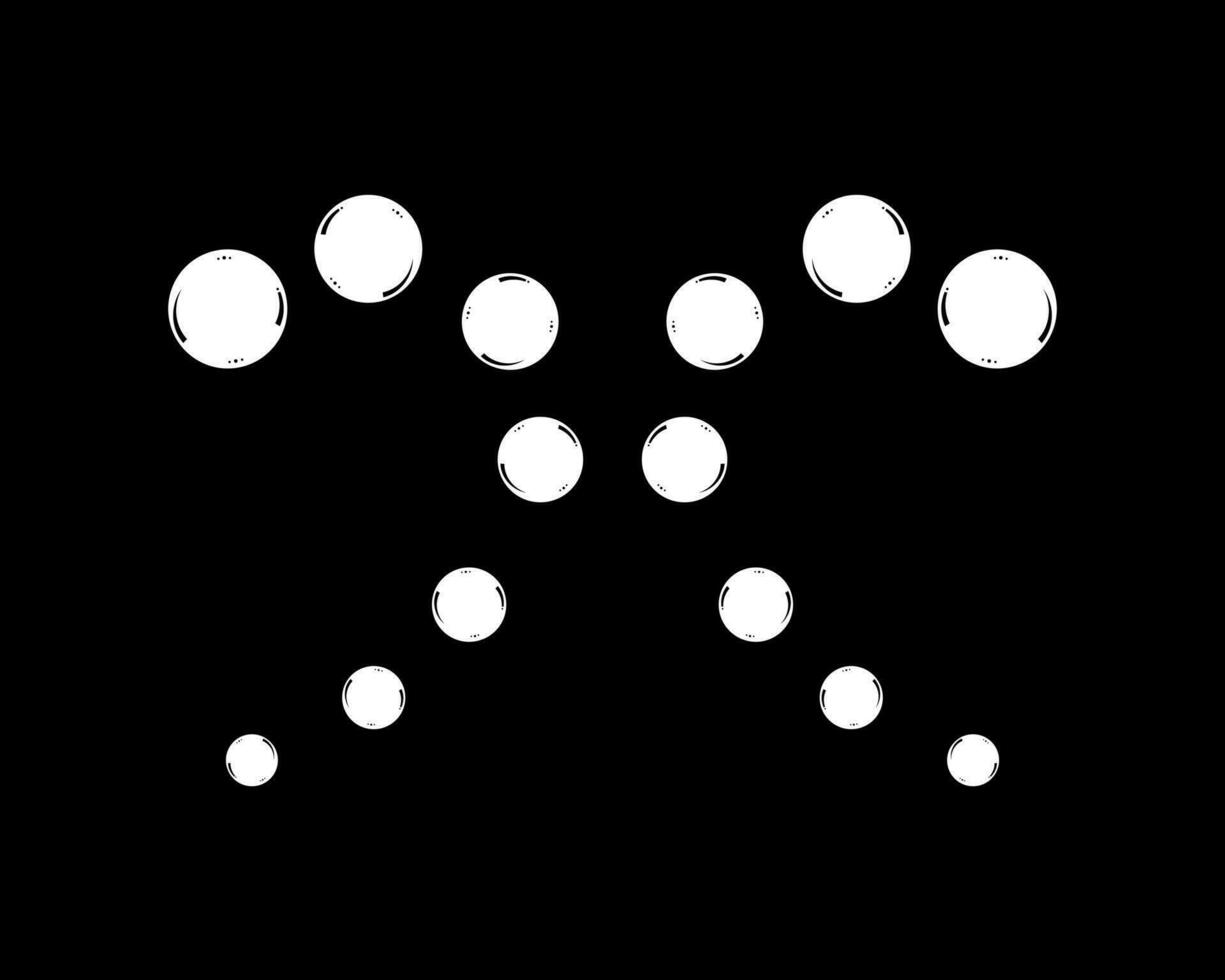 modèle de conception d'illustration vectorielle icône bulle vecteur