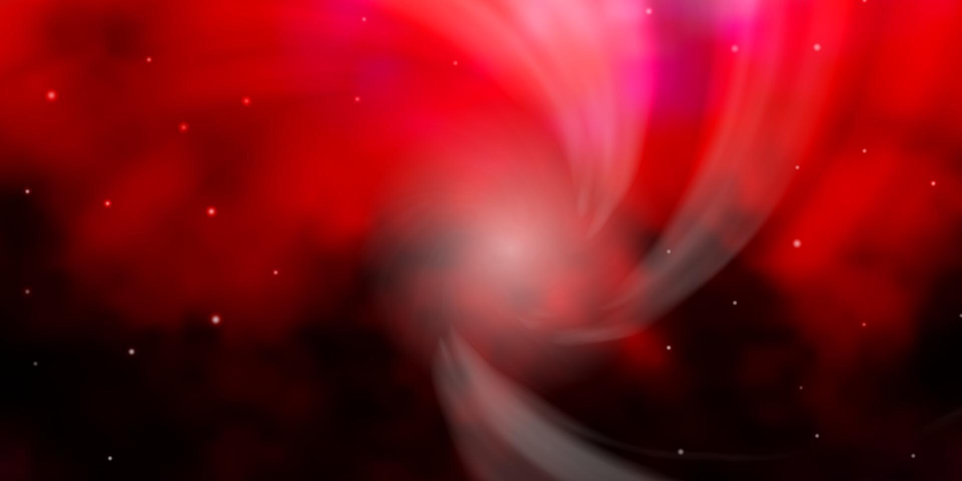 disposition de vecteur rose foncé, rouge avec des étoiles brillantes.