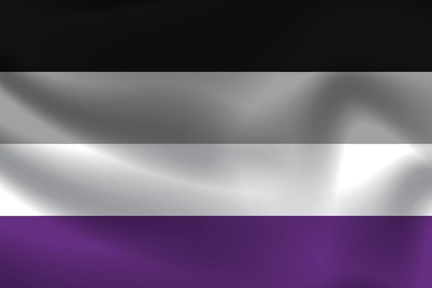 drapeau asexué pour illustration vectorielle gratuite lgbtq vecteur