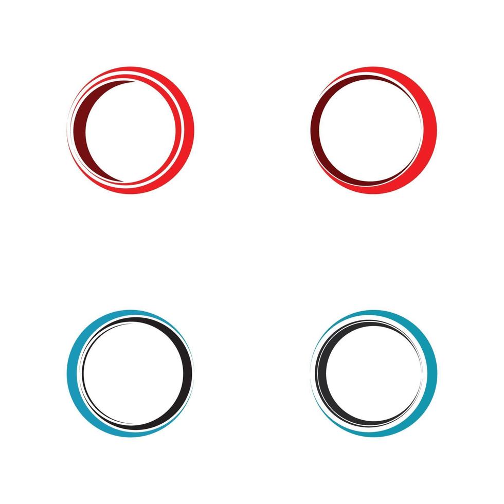 cercle logo et symboles modèle vector illustration