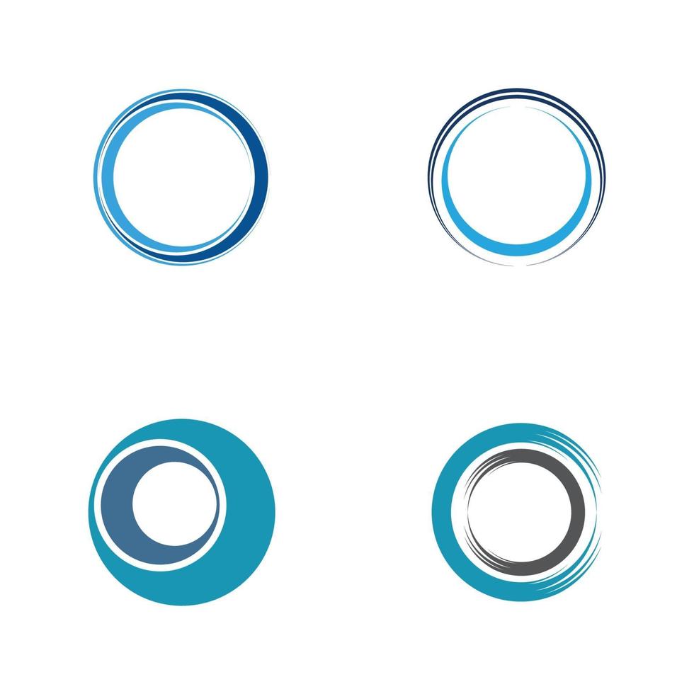 cercle logo et symboles modèle vector illustration