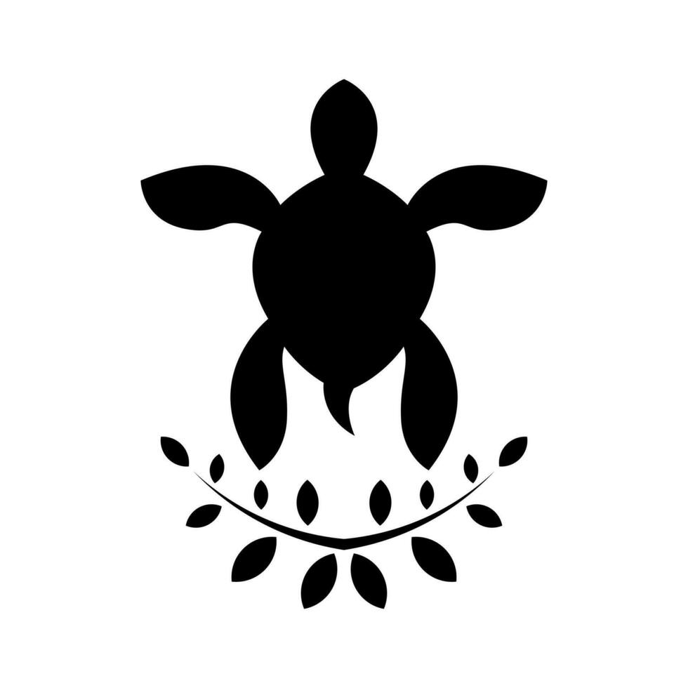 tortue icône logo conception vecteur modèle