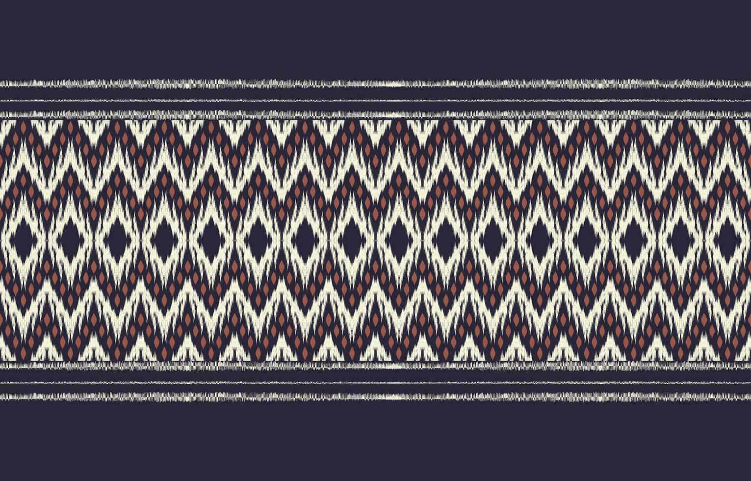 ethnique abstrait ikat art. aztèque ornement imprimer. géométrique ethnique modèle sans couture Couleur Oriental. conception pour Contexte ,rideau, tapis, fond d'écran, vêtements, emballage, batique, vecteur illustration.