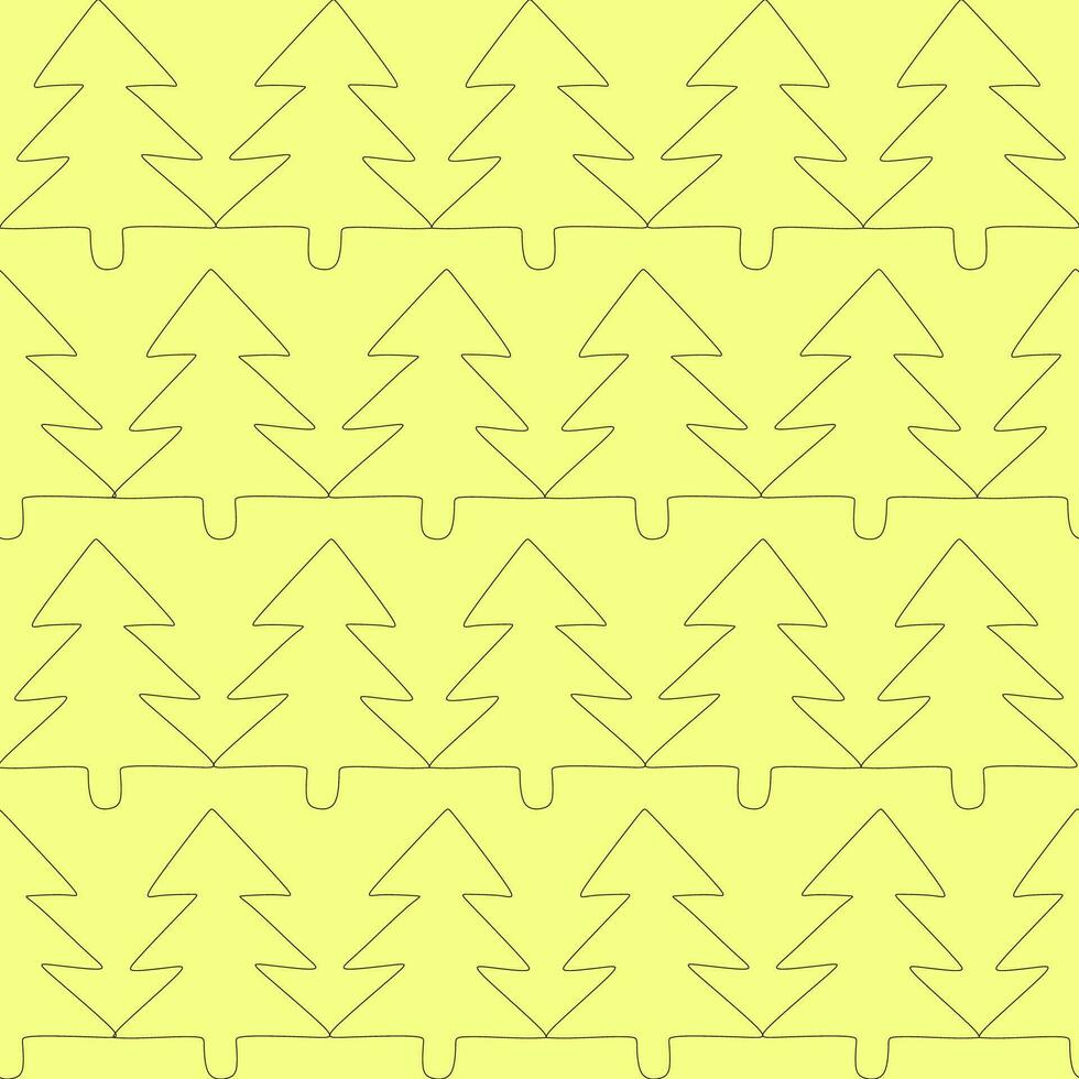 hiver abstrait Triangle sapin arbre sans couture modèle. vecteur illustration. content Nouveau année 2024 et joyeux Noël texture. Couleur vert pin Icônes, minimal géométrique forêt cadeau emballage,