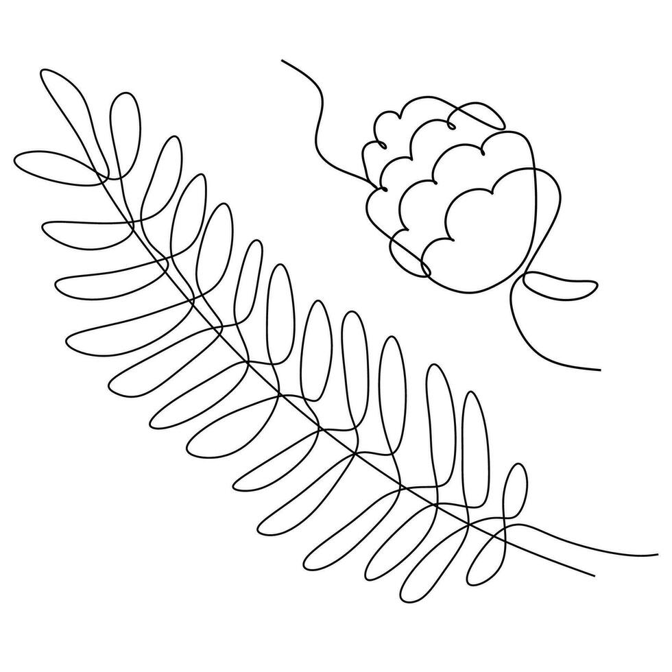 cèdre et pin arbre pollen linéaire icône. branche avec aiguilles, sapin cône. continu ligne dessin. mince ligne personnalisable illustration. contour symbole. vecteur isolé contour. modifiable accident vasculaire cérébral