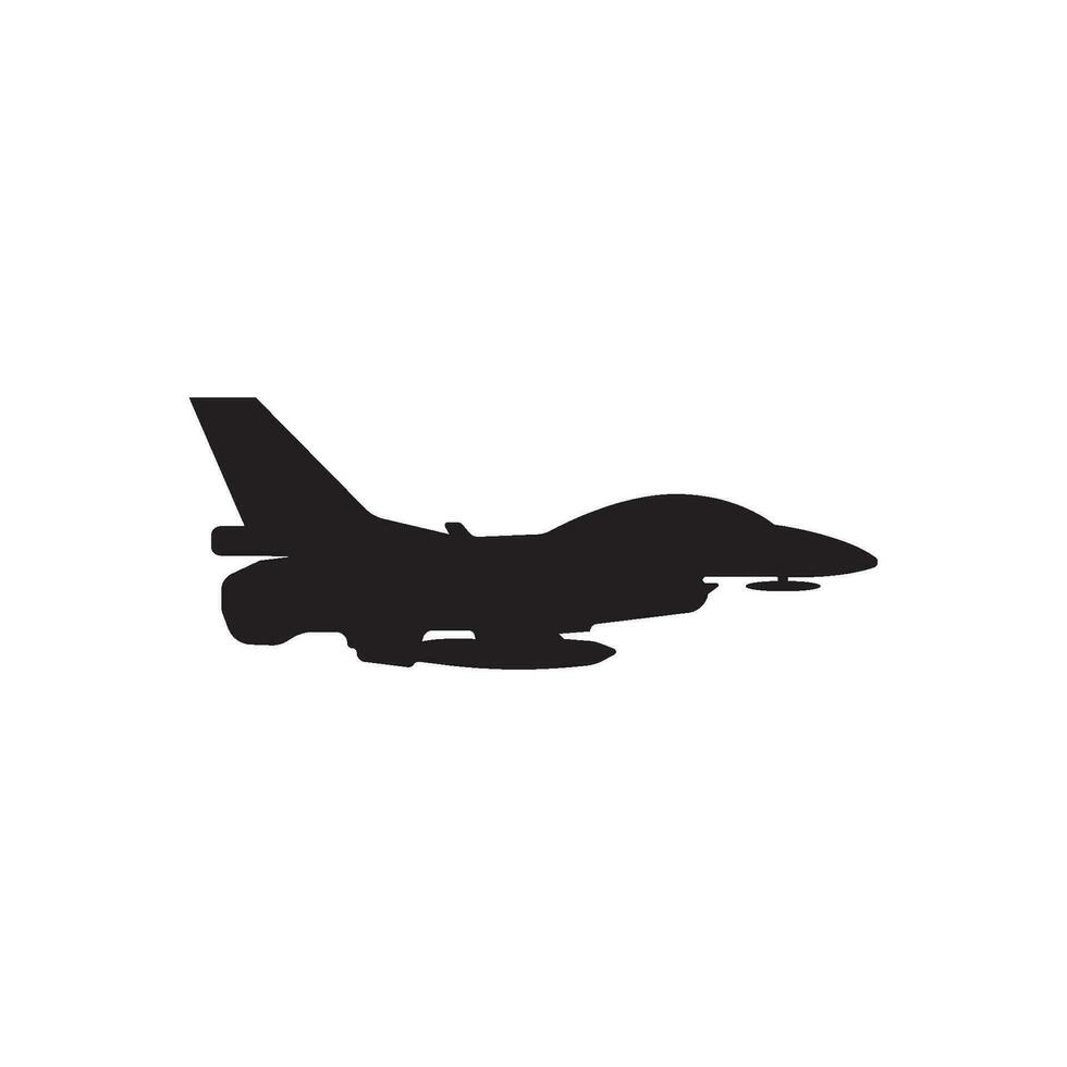 combattant jet icône vecteur illustration logo conception