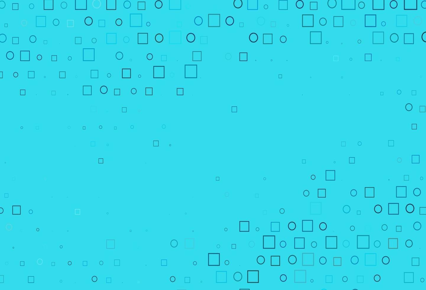 couverture vectorielle bleu clair avec des cercles, des cubes. vecteur