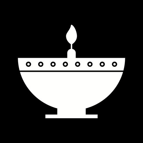 icône de vecteur de lampe diwali