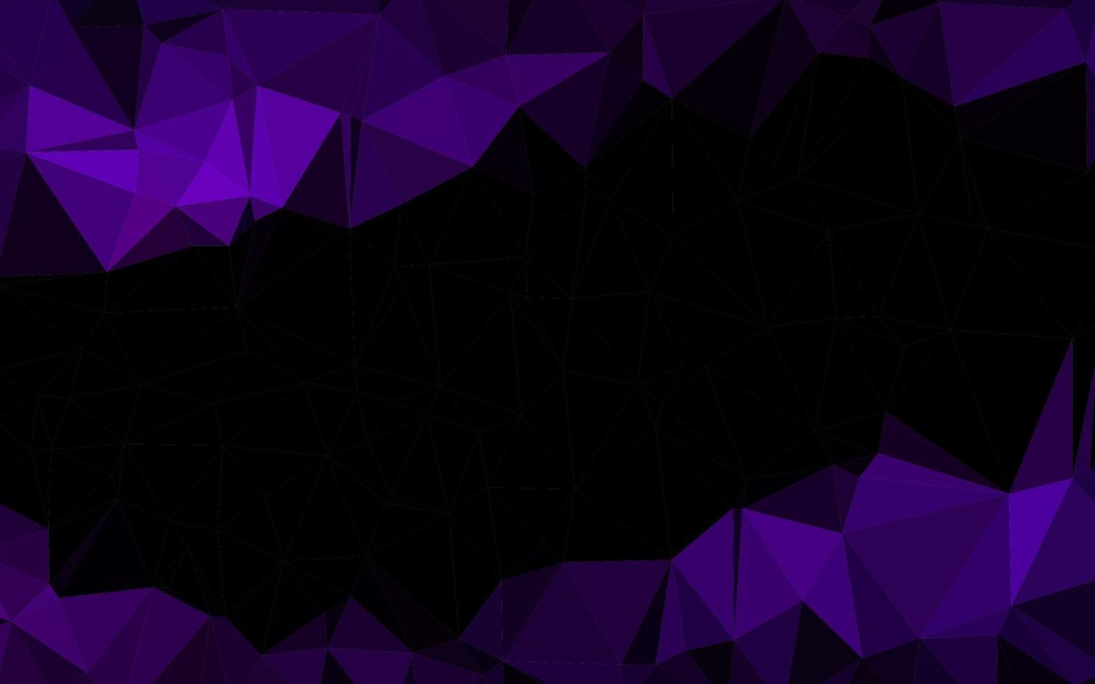 modèle polygonal de vecteur violet foncé.