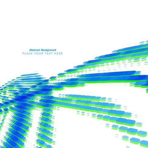 Abstrait moderne ondulé vecteur