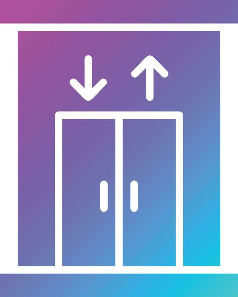 illustration de conception d'icône de vecteur d'ascenseur