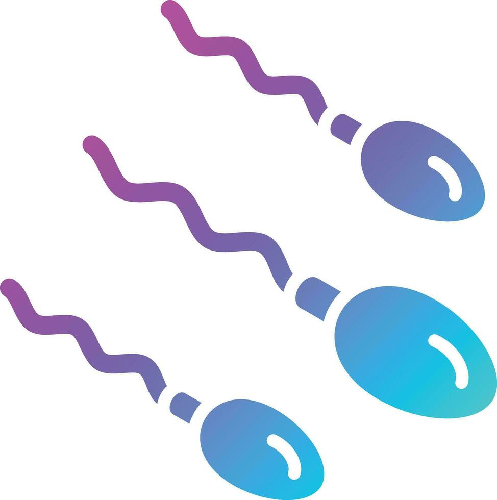 illustration de conception d'icône de vecteur de sperme