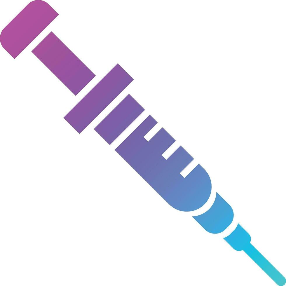 illustration de conception d'icône de vecteur d'injection