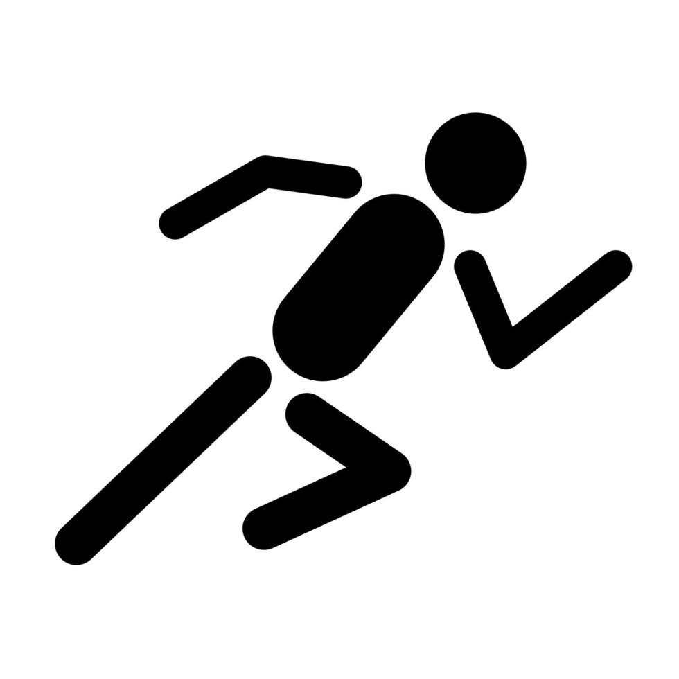 icônes vectorielles de sports de jeux professionnels d'été - athlétisme vecteur