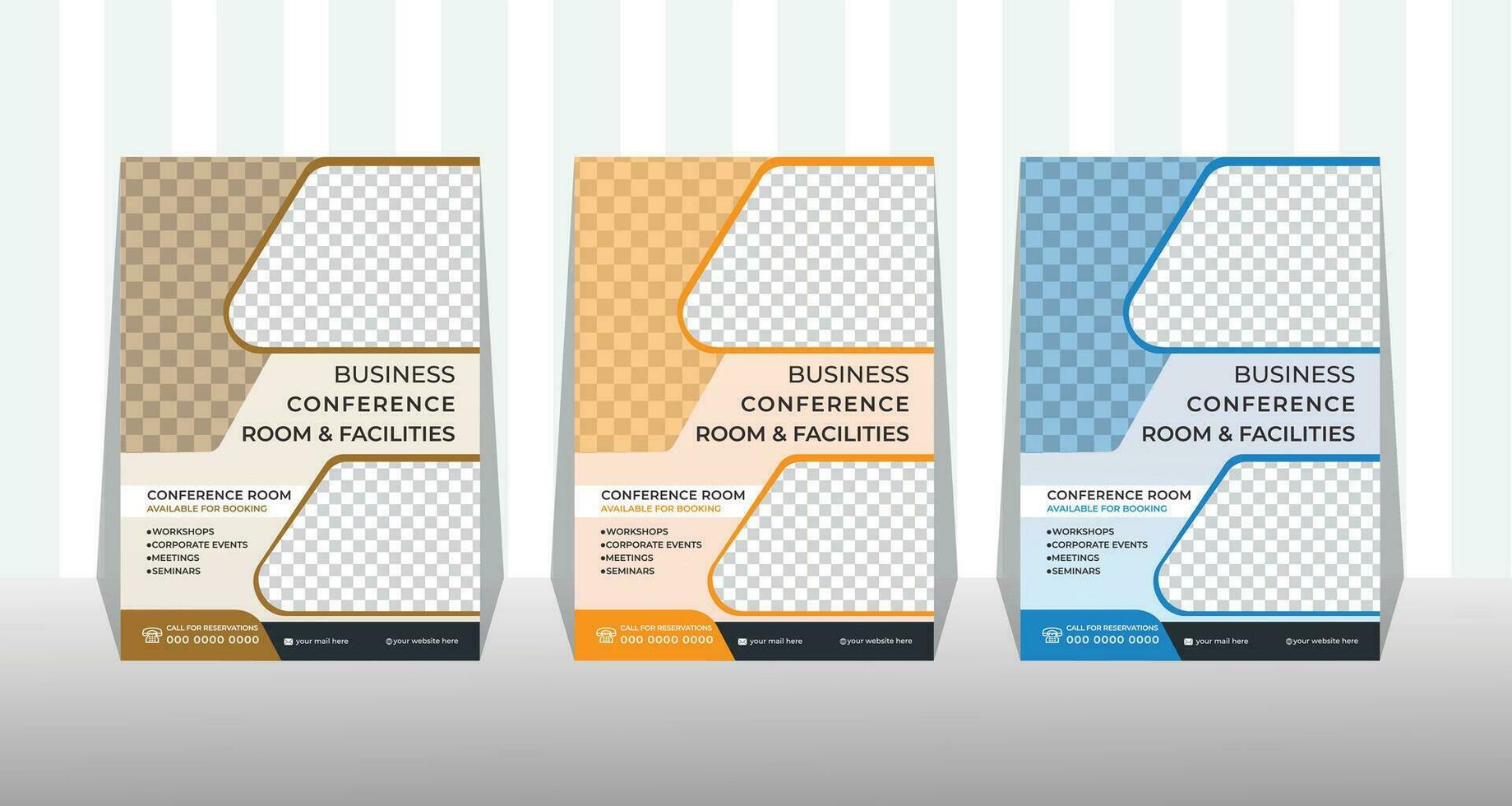 entreprise affaires prospectus et brochure couverture conception disposition Contexte avec Trois couleurs schème, vecteur modèle dans a4 taille.