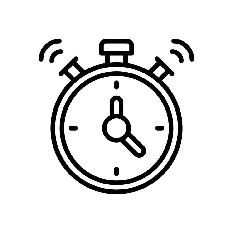 chronomètre ligne icône. vecteur icône pour votre site Internet, mobile, présentation, et logo conception.