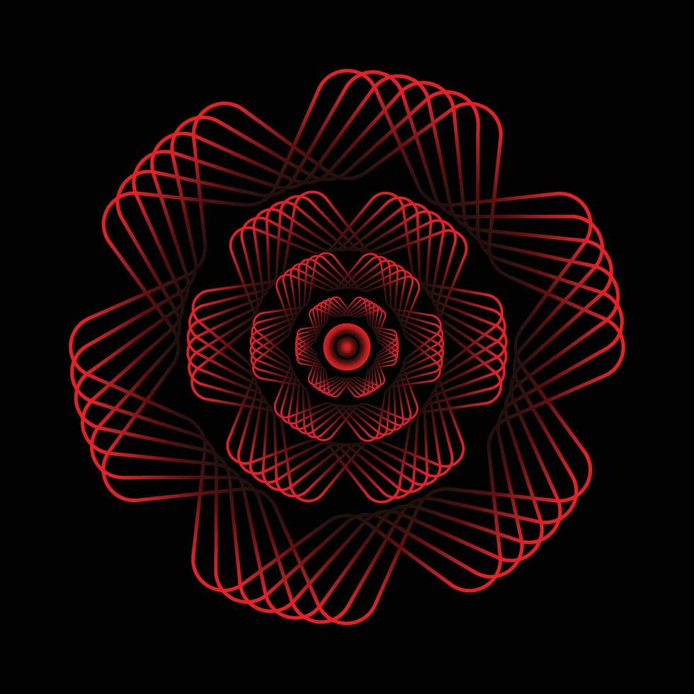 étoile géométrique fleur vecteur ouvrages d'art