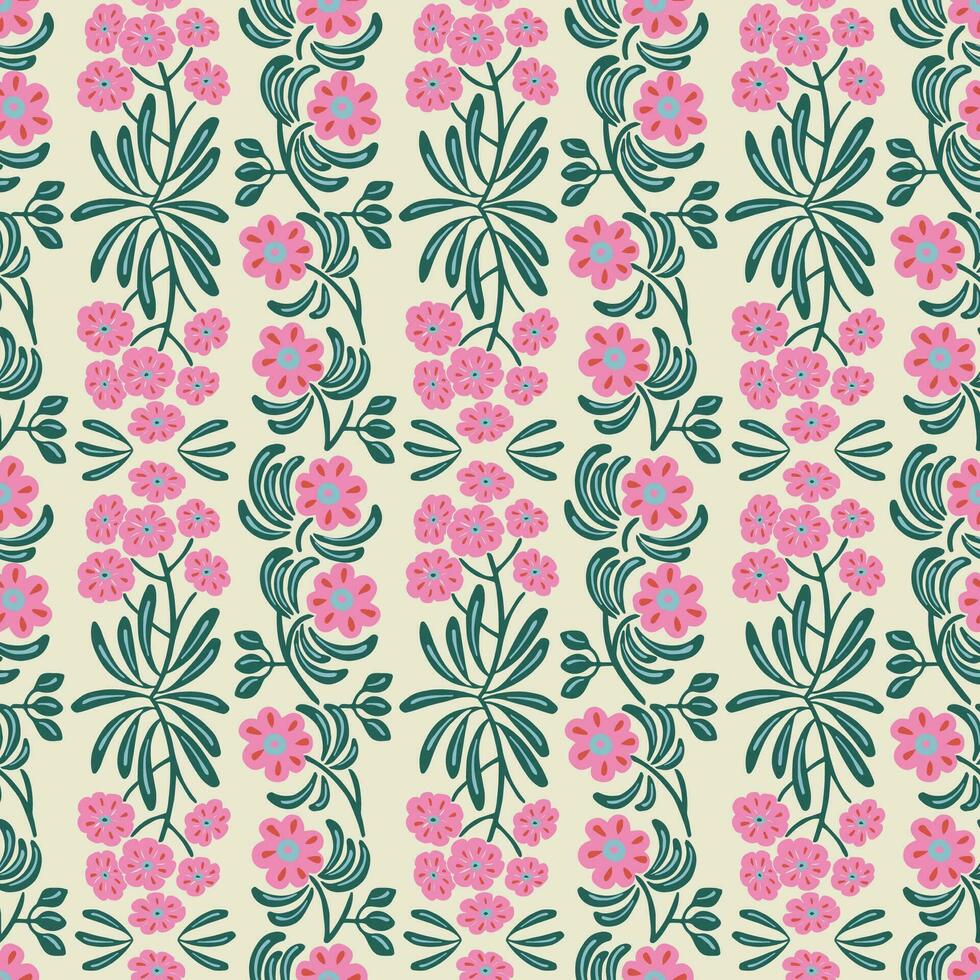 vecteur fleur motif illustration sans couture répéter modèle