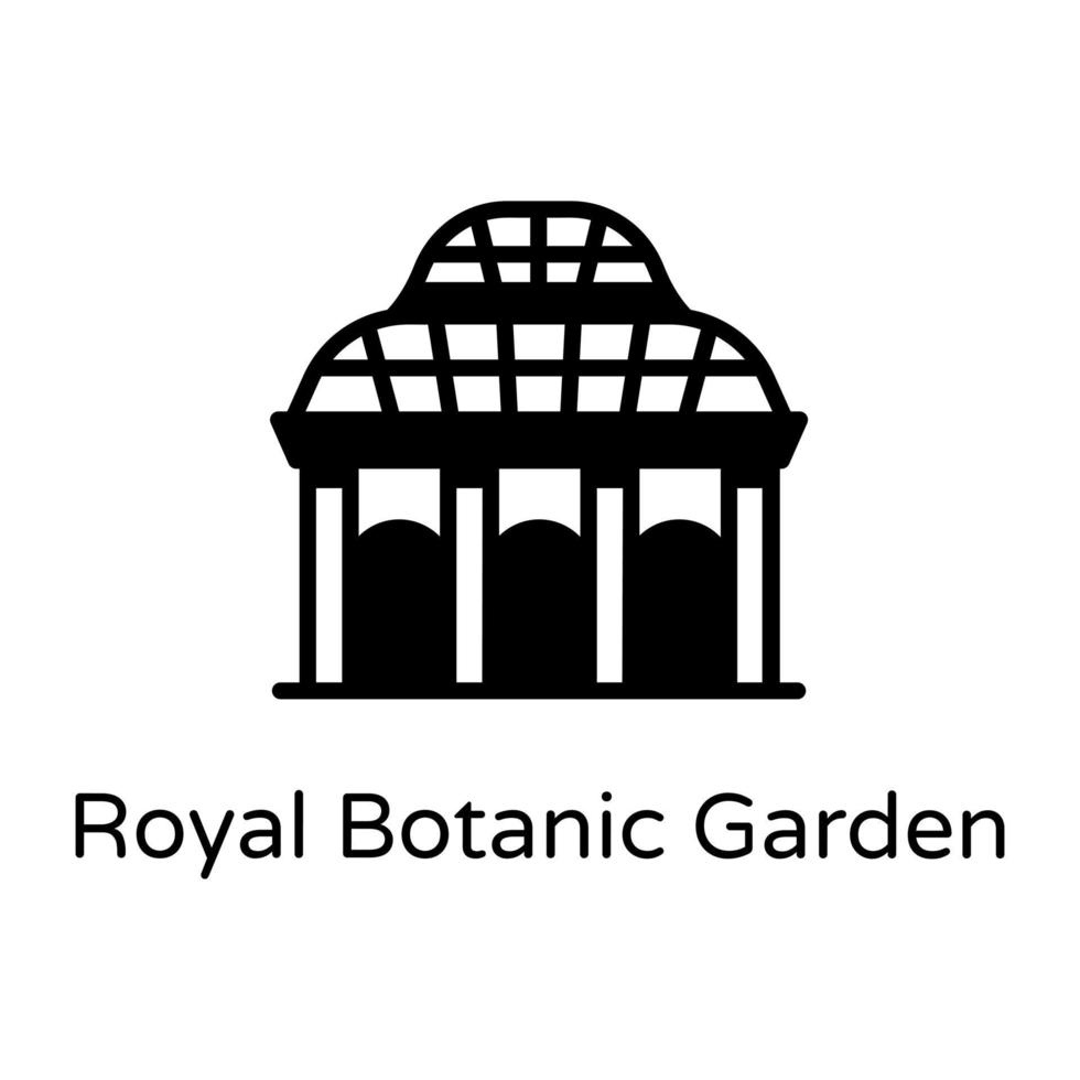 jardin botanique royal vecteur
