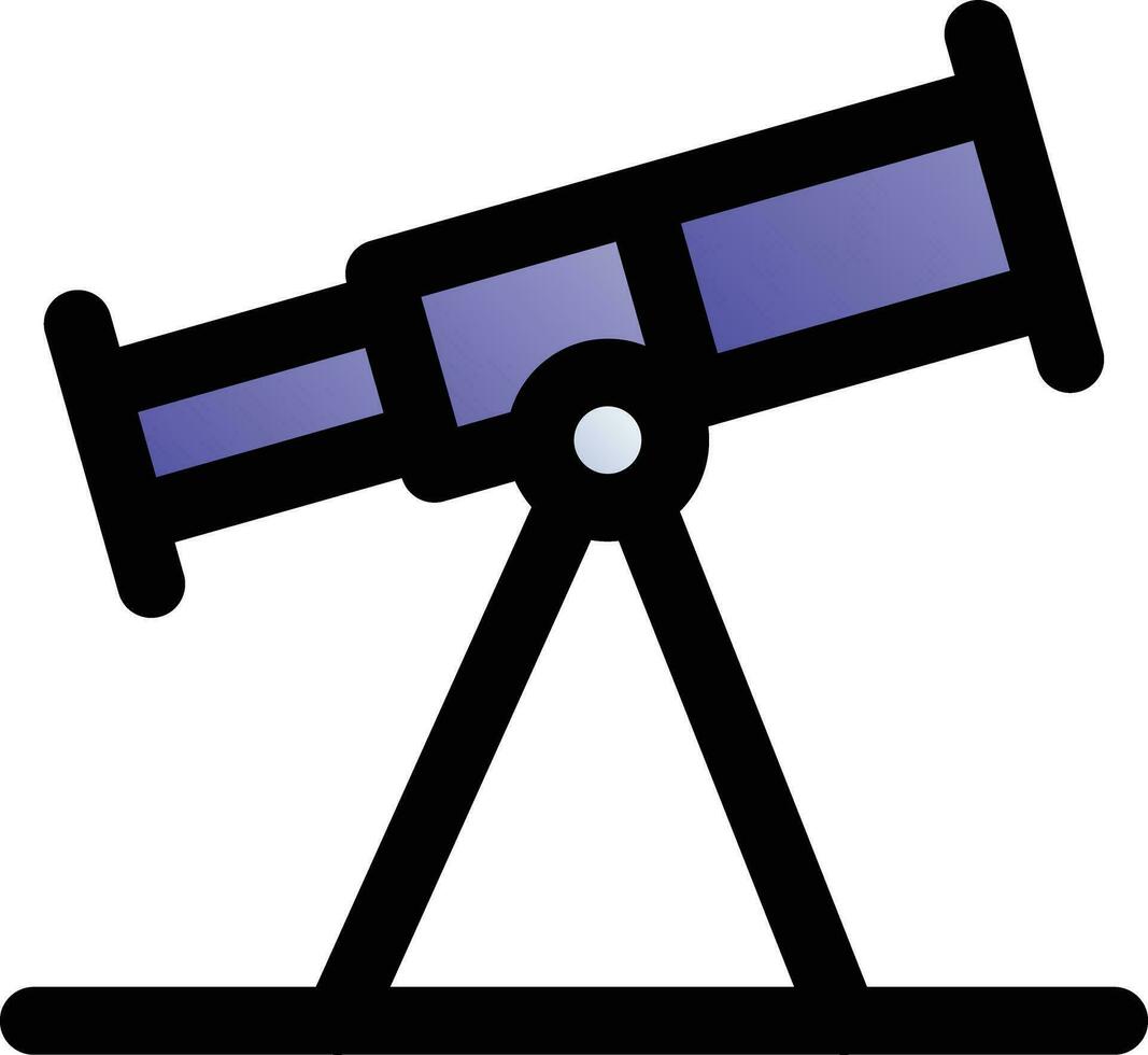 télescope vecteur conception. eps