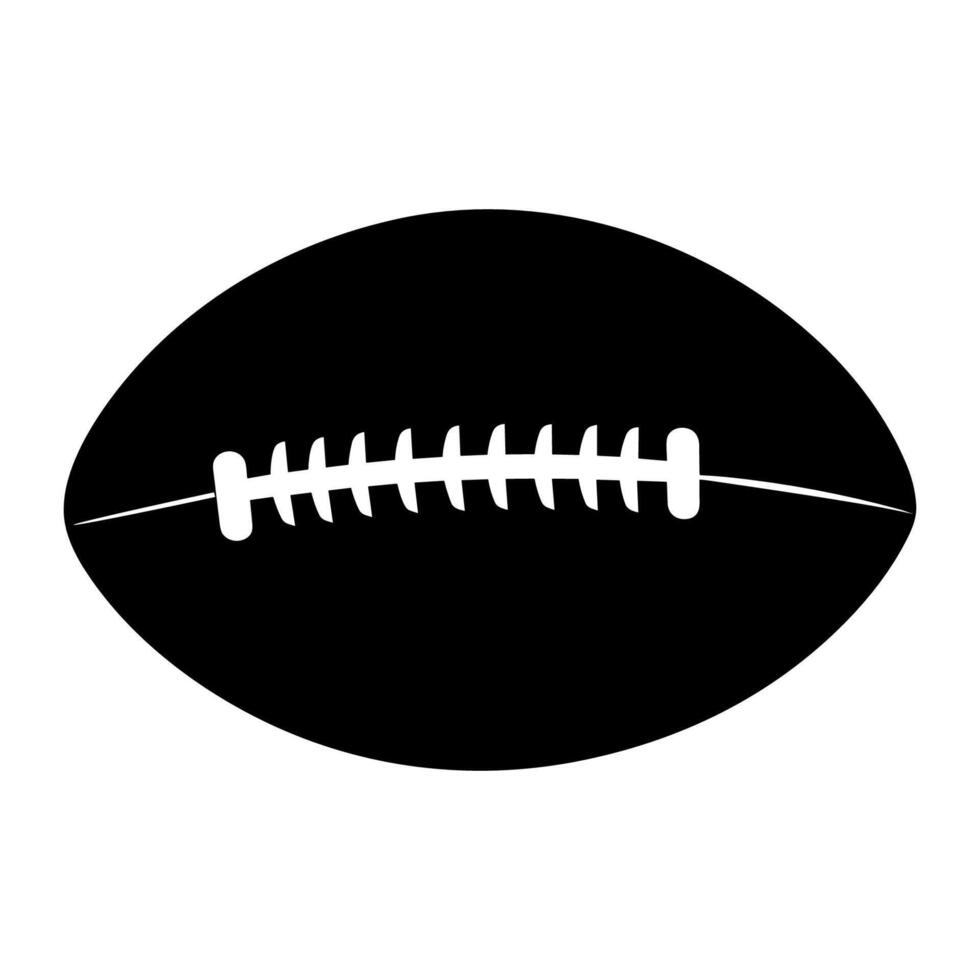 gratuit américain Football silhouette vecteur clipart isolé sur blanc Contexte