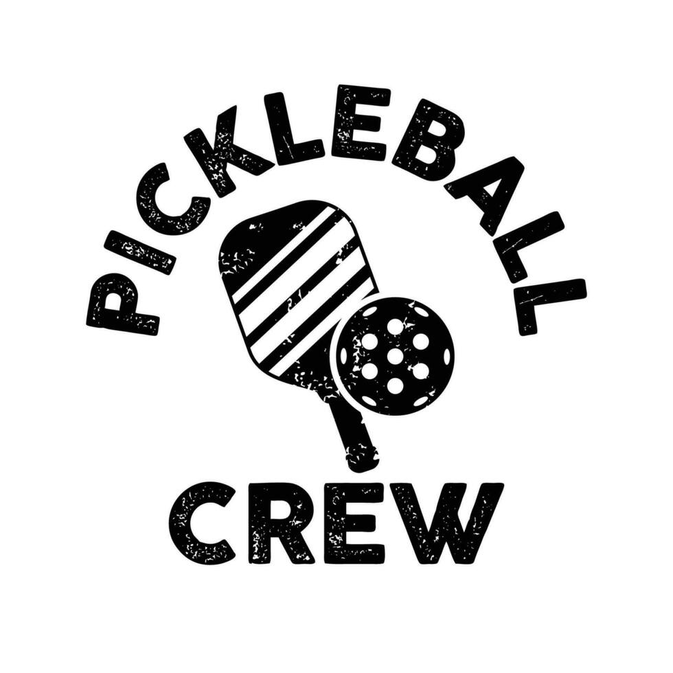 pickleball T-shirt dessins vecteur