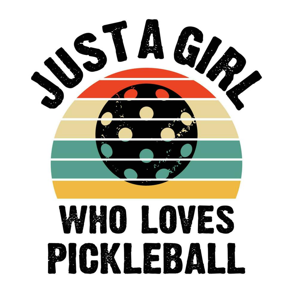 pickleball T-shirt dessins vecteur