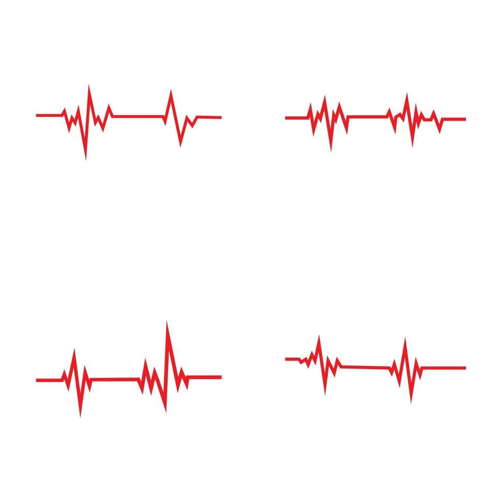 art design santé médical rythme cardiaque pouls vecteur