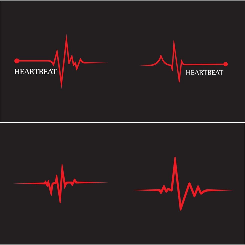 art design santé médical rythme cardiaque pouls vecteur