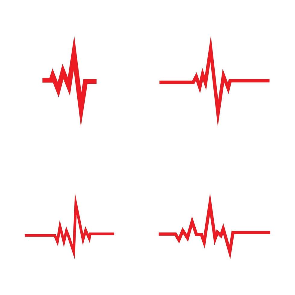 art design santé médical rythme cardiaque pouls vecteur