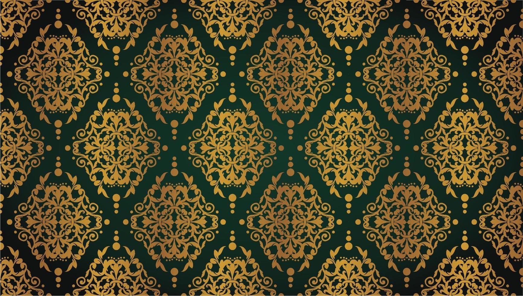 motif vintage géométrique or sans soudure vecteur