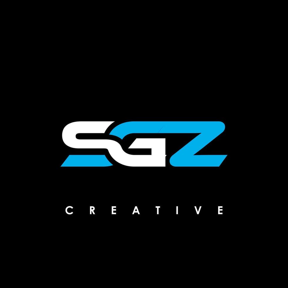 sgz lettre initiale logo conception modèle vecteur illustration