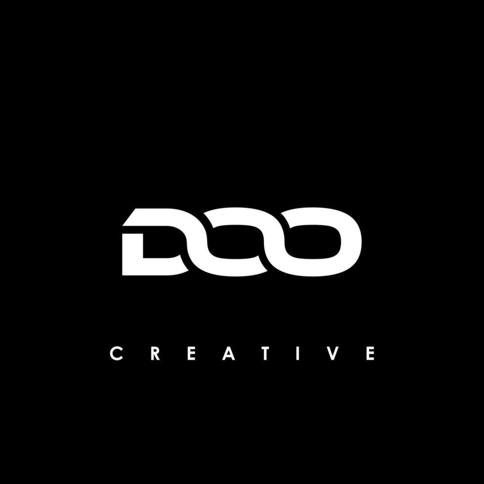 doo lettre initiale logo conception modèle vecteur illustration