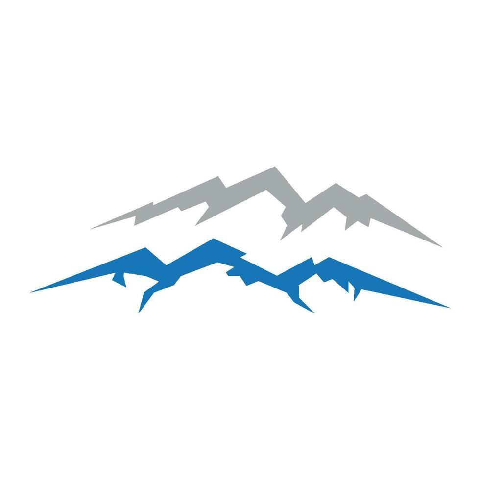 logo d & # 39; icône de montagne vecteur