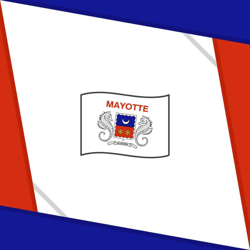 mayotte drapeau abstrait Contexte conception modèle. mayotte indépendance journée bannière social médias poste. mayotte indépendance journée vecteur