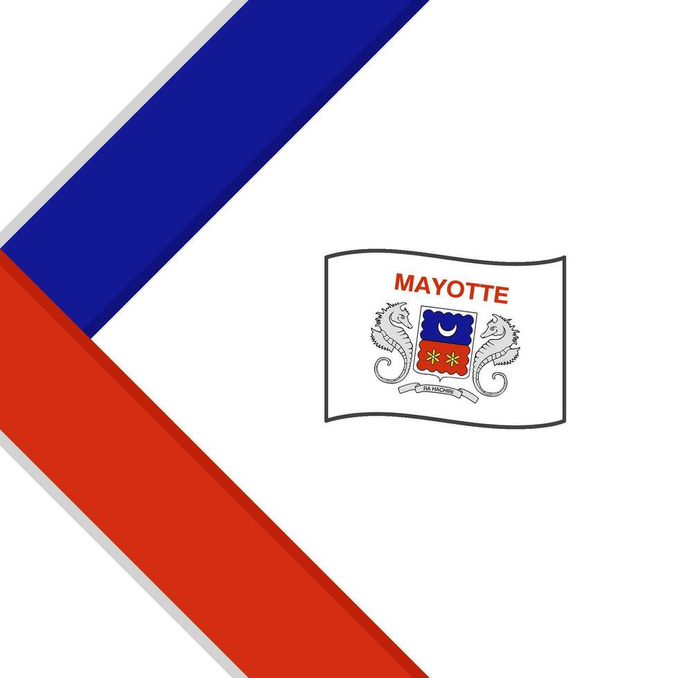 mayotte drapeau abstrait Contexte conception modèle. mayotte indépendance journée bannière social médias poste. mayotte illustration vecteur