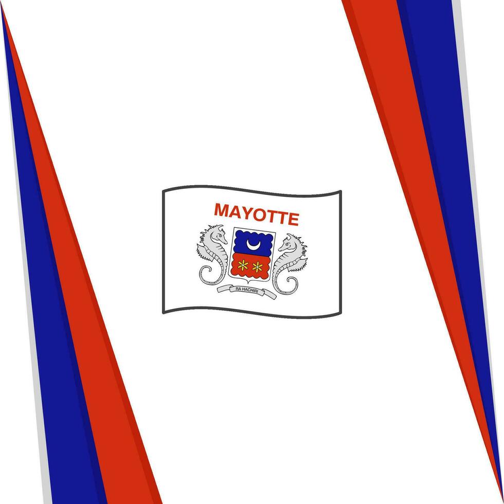 mayotte drapeau abstrait Contexte conception modèle. mayotte indépendance journée bannière social médias poste. mayotte drapeau vecteur