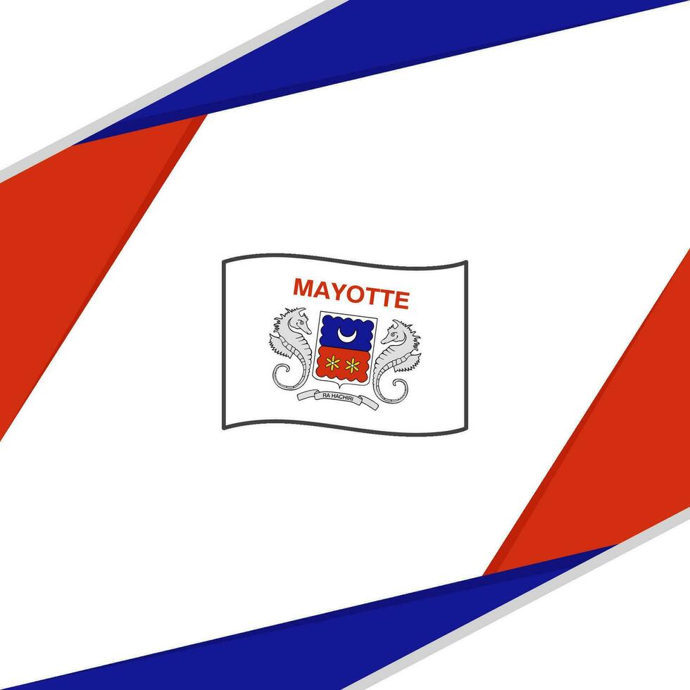 mayotte drapeau abstrait Contexte conception modèle. mayotte indépendance journée bannière social médias poste. mayotte vecteur