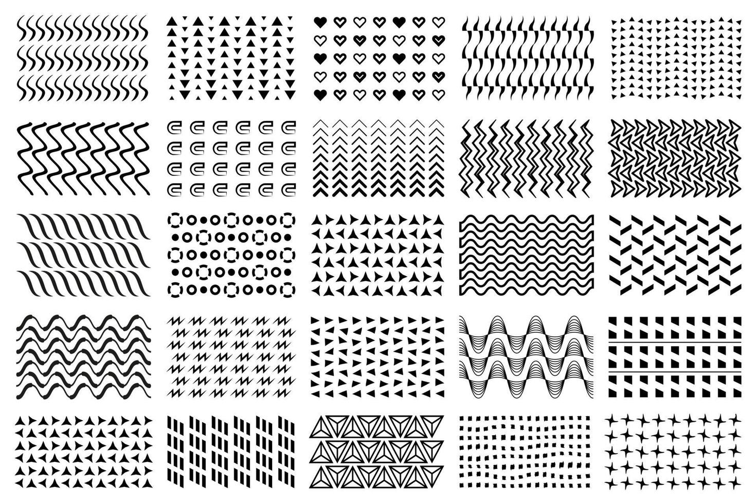 vecteur de motifs abstraits memphis, éléments de conception