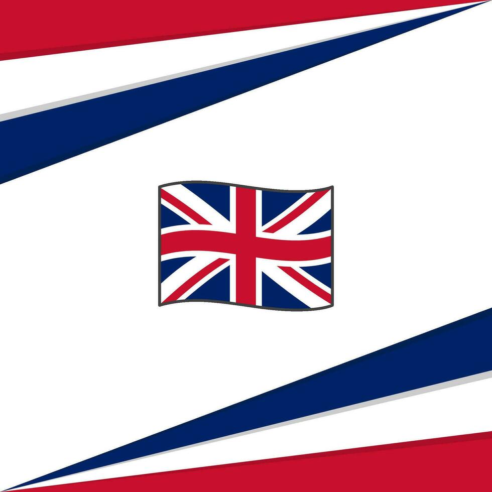 uni Royaume drapeau abstrait Contexte conception modèle. uni Royaume indépendance journée bannière social médias poste. uni Royaume conception vecteur