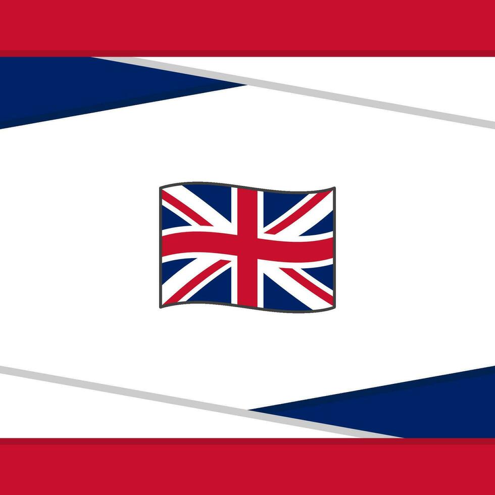 uni Royaume drapeau abstrait Contexte conception modèle. uni Royaume indépendance journée bannière social médias poste. uni Royaume vecteur