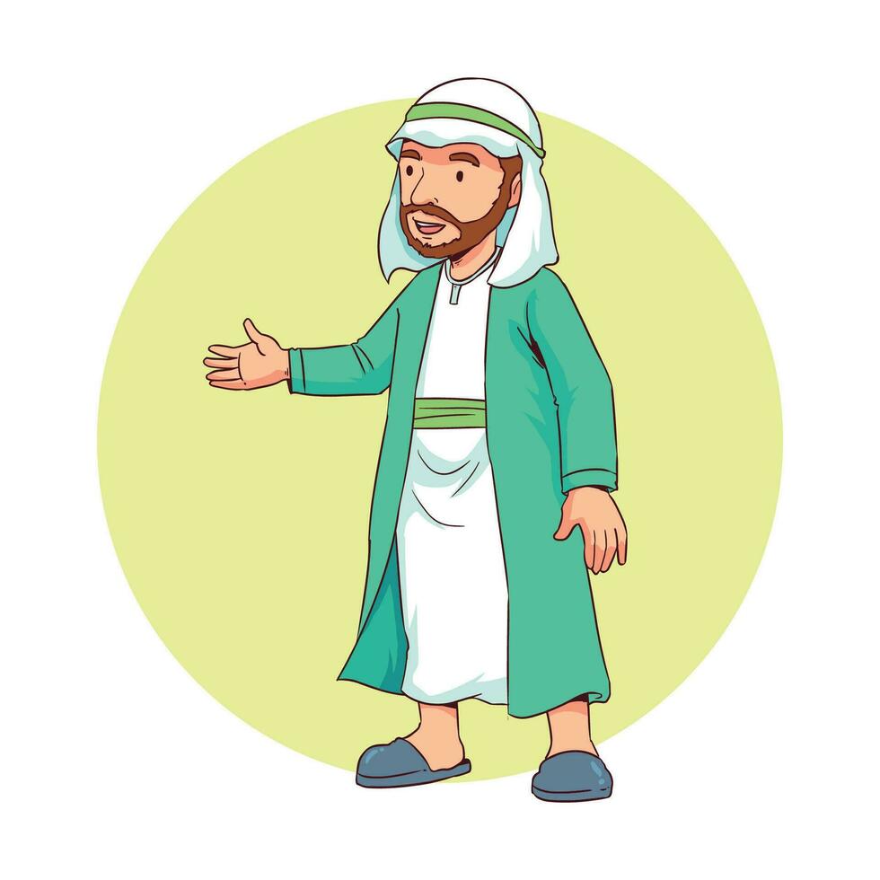 arabe gens vecteur illustration