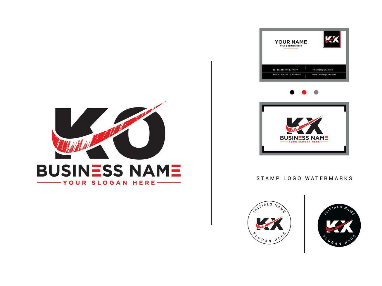 monogramme ko brosse logo art, luxe ko vecteur lettre logo pour magasin