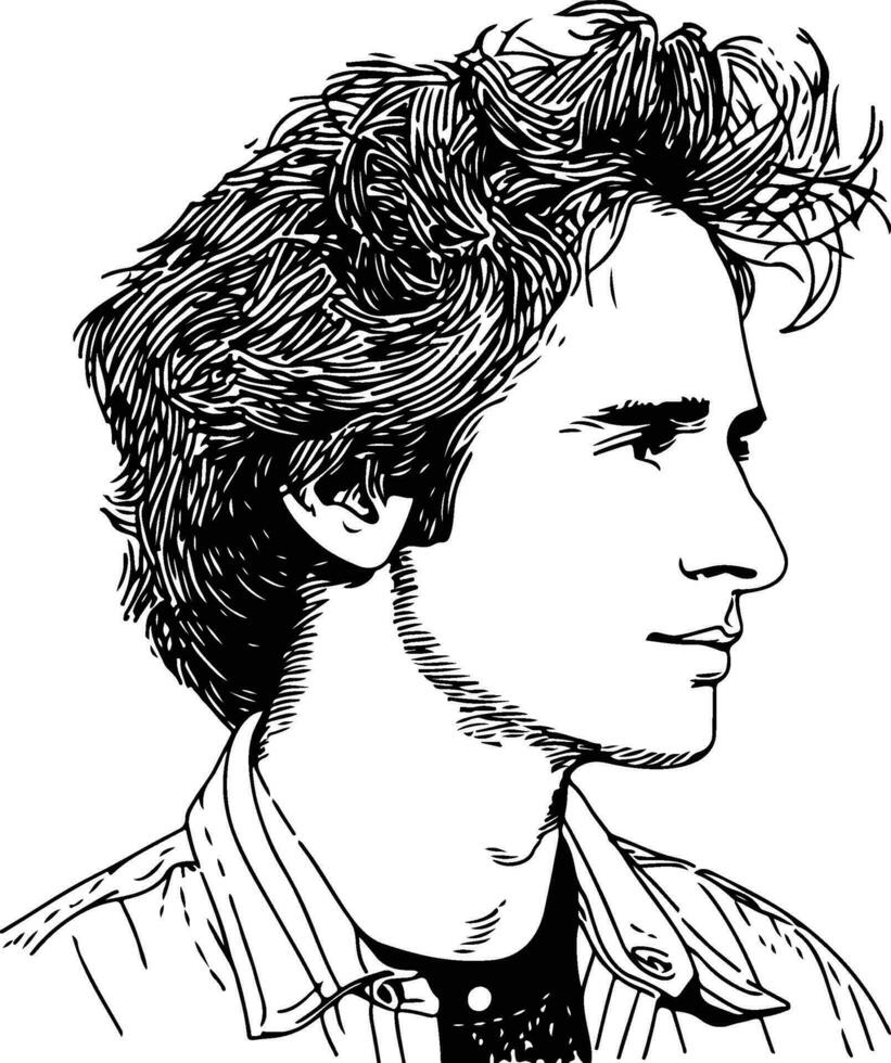 Jeff Buckley illustration vecteur